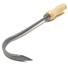 1424 - Organický zub prasnice - 14 cm jasanová rukojeť