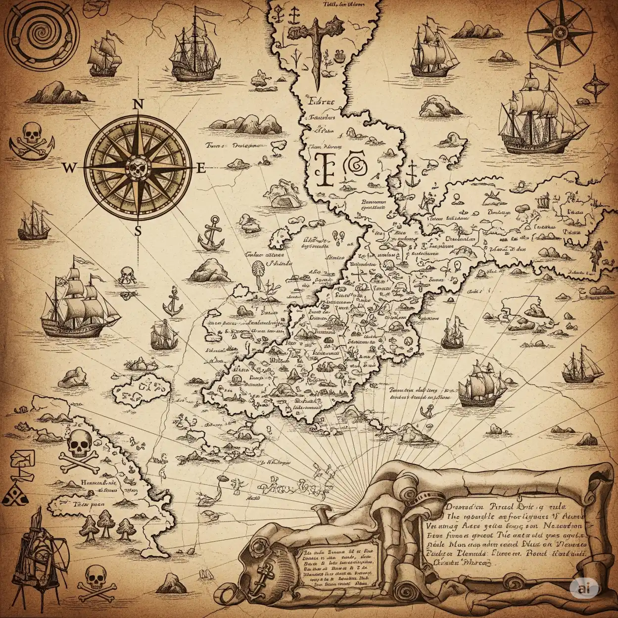 vítězství s divokými a podivnými v zahradě s nářadím